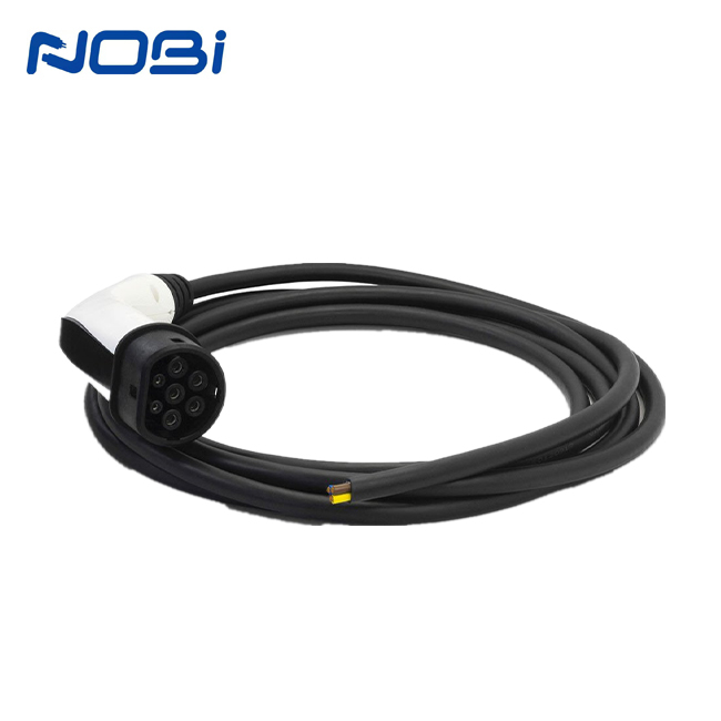 32A Type2 EV Charger Cable with Type 2 Tethered Lead Plug_Shanghai Nobi New  Energy Technology Co., Ltd